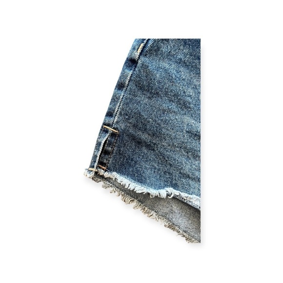 NET Originally Denim Collection shorts fry hem distress Size 34 summer - Picture 3 of 7